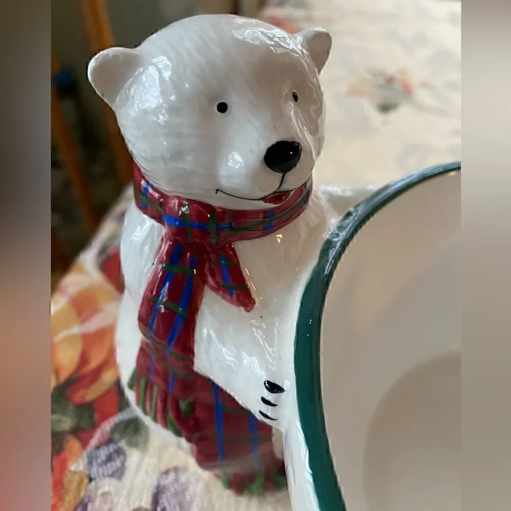 The Snow Bear Collection Open Candy Dish by PFALTZGRAFF